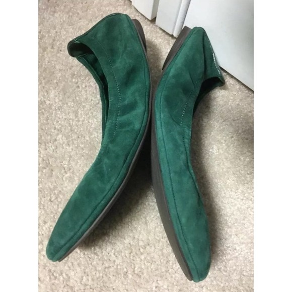 Tory Burch size 6.5 eddie flats green - Picture 4 of 8
